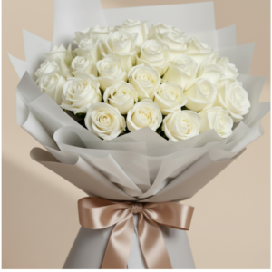 luxury-white-rose-bouquet