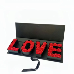 crimson ivory love bouquet